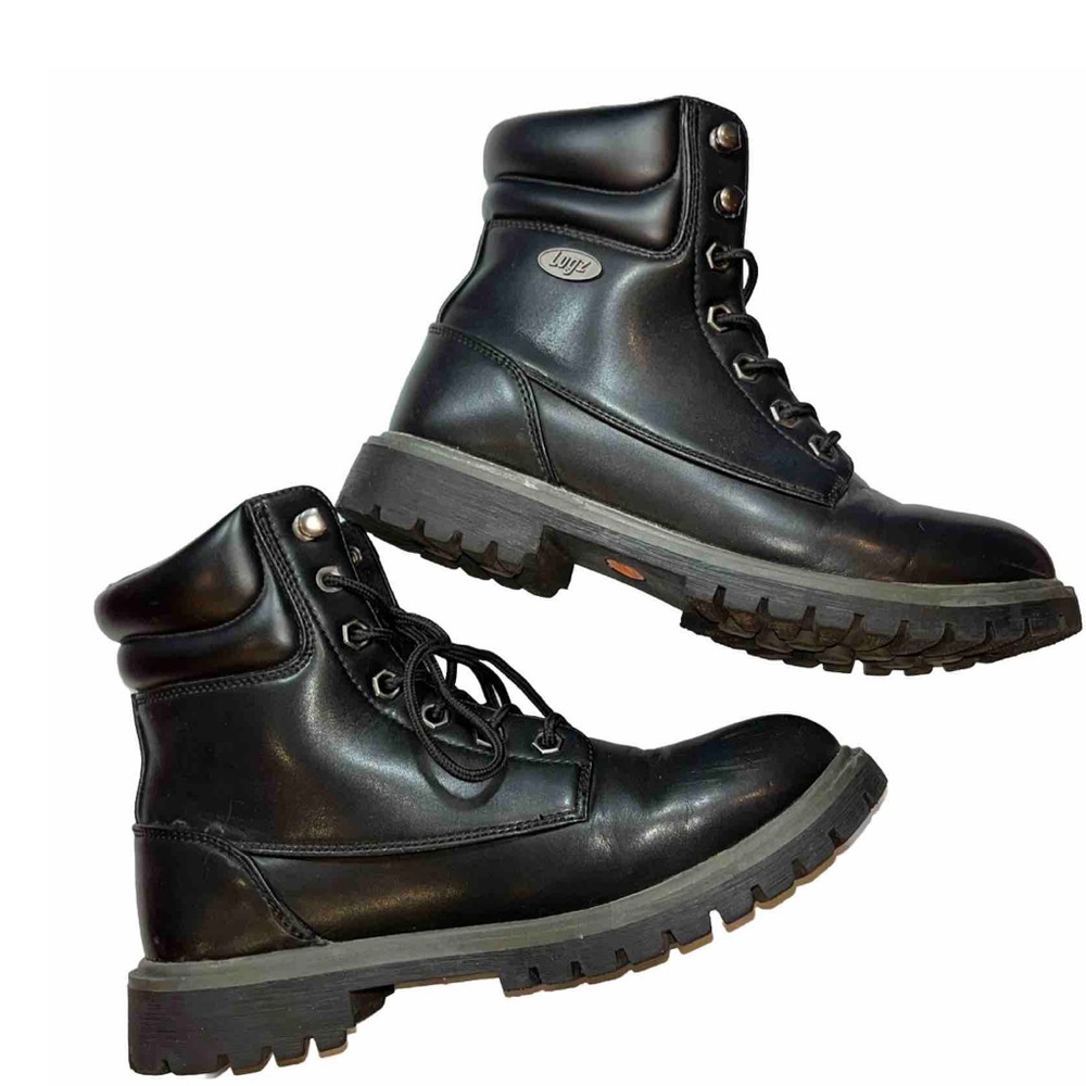 Lugz black LUG HIKING BOOTS Nile HI, MNILEHV-0761,  Men’s 7.5, Synthetic Lace
